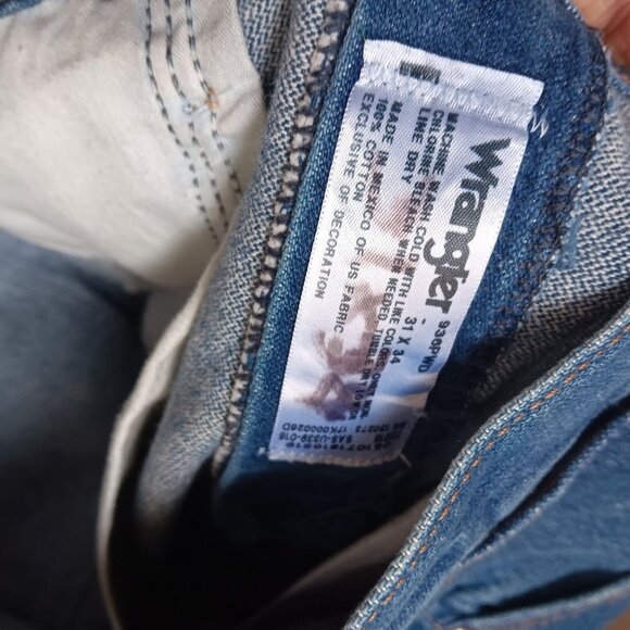 31x34 Wrangler Mens Cowboy 936PWD Denim Western Jeans Mexico Y2K Rancher - Picture 7 of 7